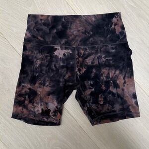 lululemon athletica Tie-Dye High-Rise Bike Shorts 8in inseam